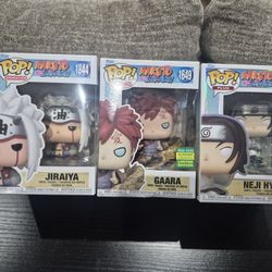 NARUTO SHIPPUDEN// POP!, # 1844, 1846, 1649 All 3 In Perfect Condition 