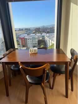 Dining table with chairs