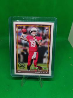 Carson Beck Topps RC NFL Trading Card