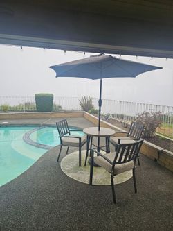 Outdoor table and chairs