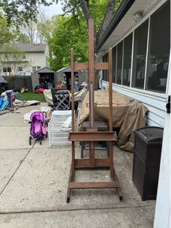 Anco bilt huge vintage antique easel