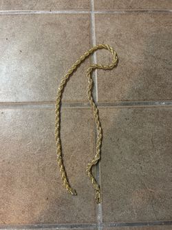 Gold finished chain 14k