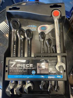 PowerTorque 7-Piece Metric Ratcheting Wrench Set