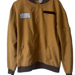 Ghostbusters Jacket Mens M Brown Flight Bomber  Spirit Halloween Costume Read  Get ready to join the Ghostbusters with this classic bomber jacket from
