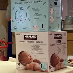 New Born Diapers - Two Unopened Boxes 