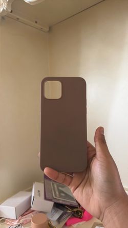 Brown iPhone 12 phone case
