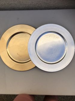 Charger plate $1.50