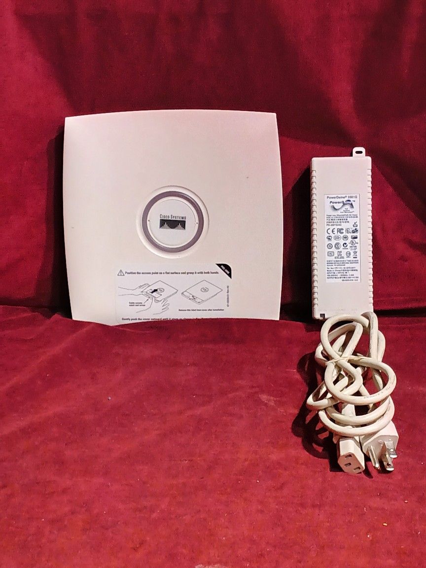 AIR-AP1131AG-A-K9 Cisco Aironet 1130AG Series Dual-Band 802.11a/b/g Access Point with Poe injector