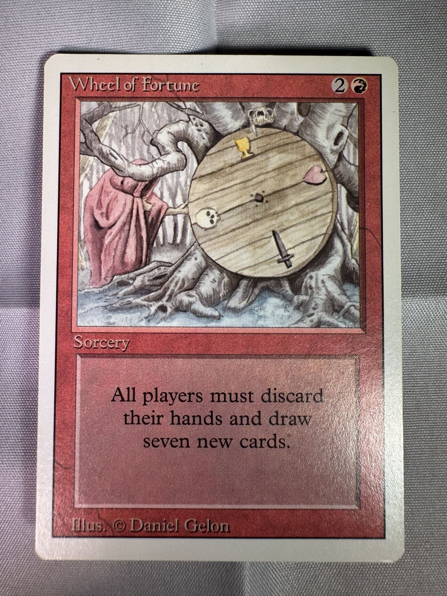 Magic The Gathering REVISED  Wheel Of Fortune