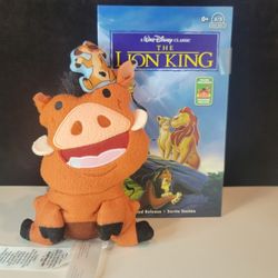 Timon and Pumbaa VHS Plush Disney The Lion King Small 8'' Limited Release