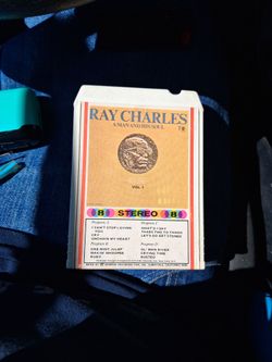 Ray Charles A man and his soul 8 track cartridge