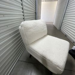 armless accent chair