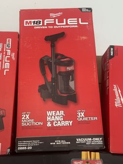 Milwaukee Backpack Vacuum 