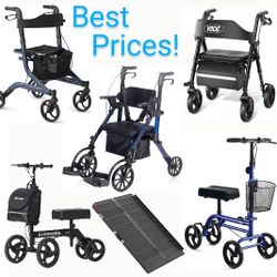 Best Prices On Knee Scooters Walkers Rollators Wheelchairs Ramps Delivery Available Message Anytime Blue Purple Red Gray Green Black 