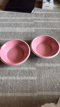 2 Vintage Pink Mikasa bowls