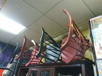 4 chairs.