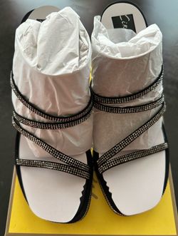 NY by Sam Edelman Hanson Platform Sandal(Black)size 7