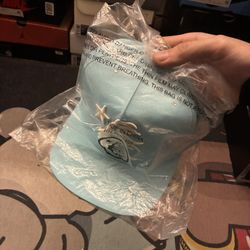 Hellstar Sky Blue SnapBack Rhinestone OS