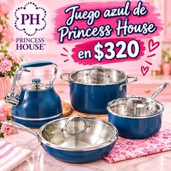 Juego Azul De Princess House 