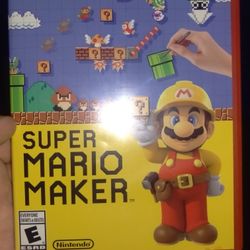 Super Mario Maker Nintendo Wii U