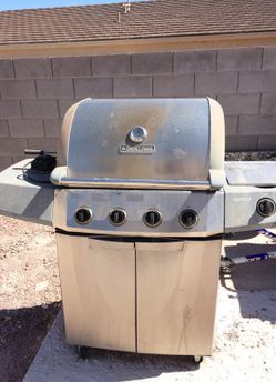 Prophane gas BBQ grill and stove