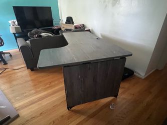 L shaped desk