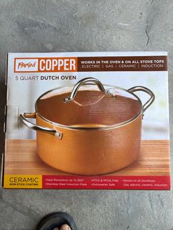 Parini Copper 5 Quart Dutch Oven