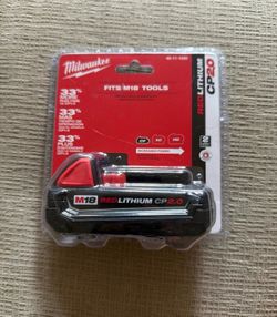 Milwaukee new 2ah battery M18