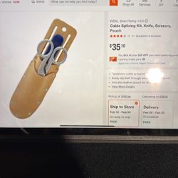 Cable, Splicing, Kit, Knife, And Scissors Pouch