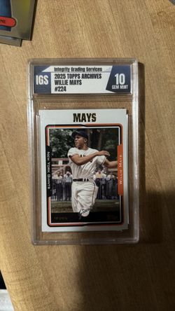 2025 Willie mays