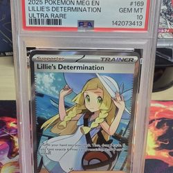 Lillies Determination PSA 10. POKEMON