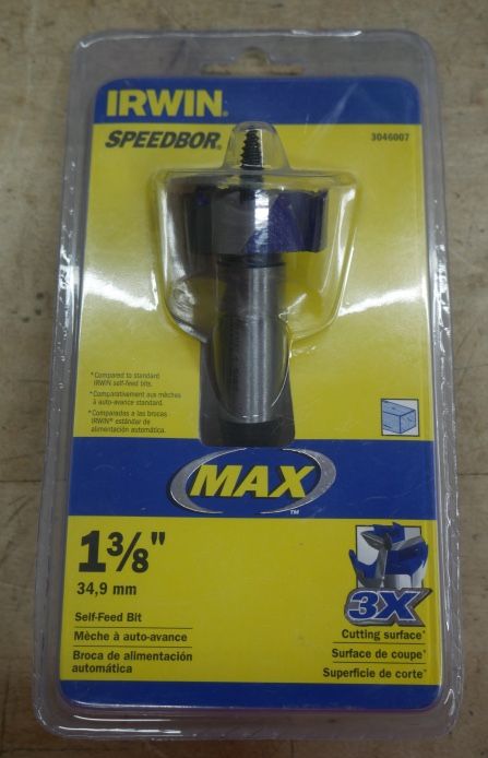 Irwin Speedbor (contact info removed) 1-3/8" Self Feed Drill Bit #724 W1. new