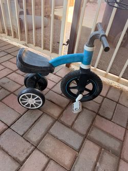 Kids Tricycle Blue and Black