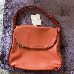 Marc Jacobs Groove Leather Hobo - Coral
