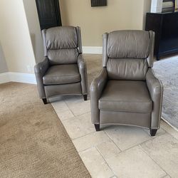 All leather recliners -like new