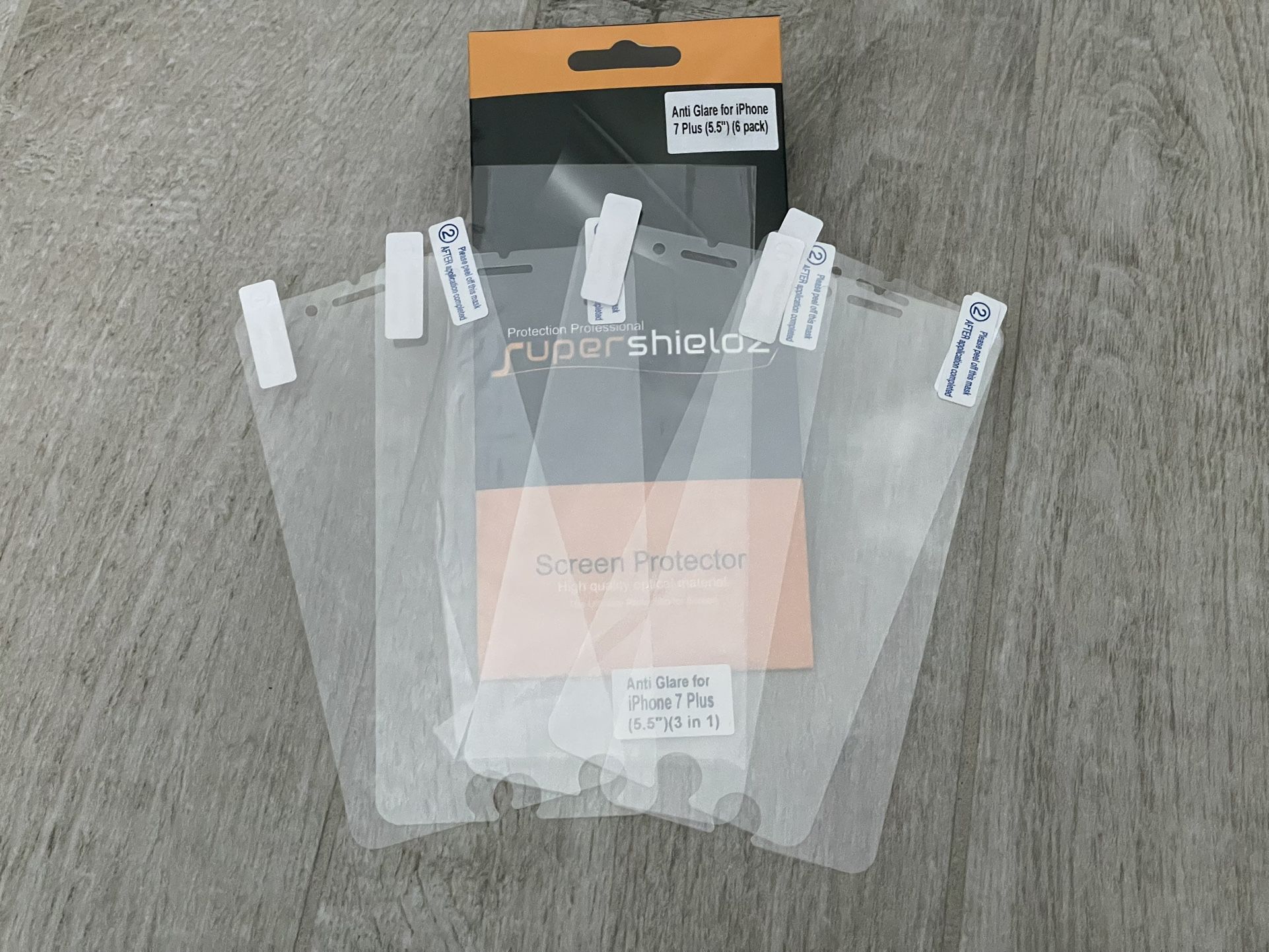 SuperShields Screen Protector for iPhone 7 Plus, set of 5