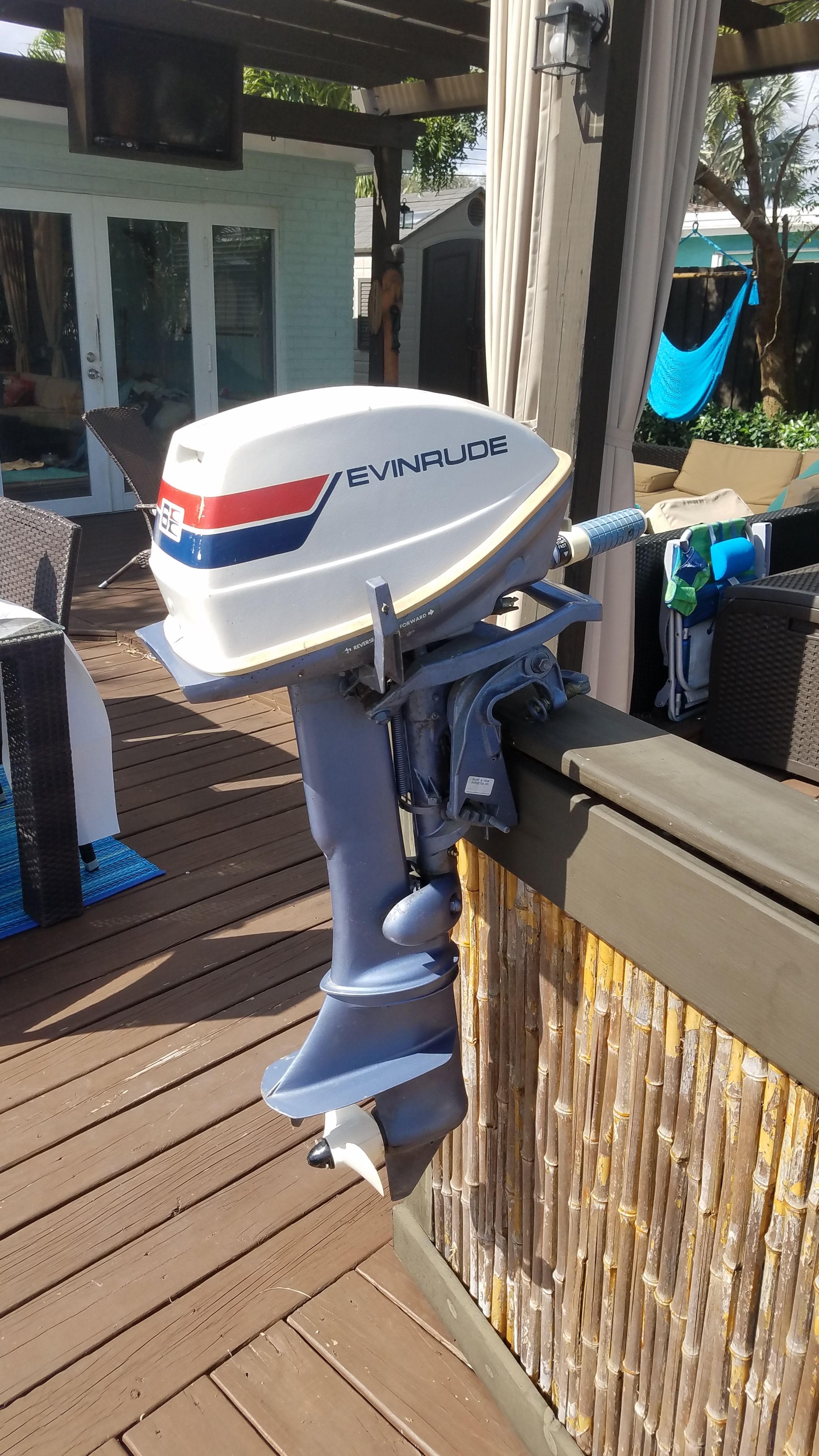 1974 Evinrude Fisherman 6402C 6hp Outboard Motor