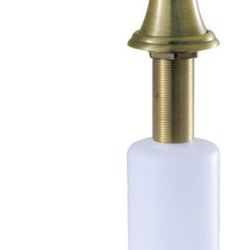(New in Box) 
Kingston Brass SD1973 American Classic Soap Dispenser, Antique Brass 13.56 x 3.31 x 4.75 /A1-PF-4367