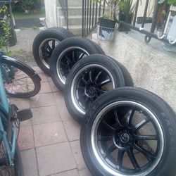 Toro Wheels 18" Rims Black 