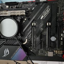 Motherboard, Ram, CPU, And Cooler 