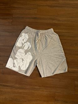 Denim Tears Grey Big Flower Shorts