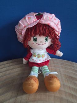 Strawberry Shortcake Rag Doll 14" Plush