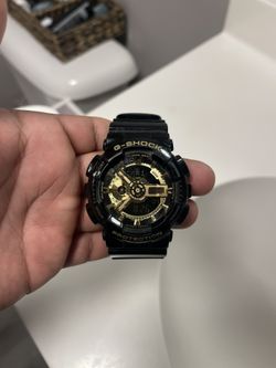 G Shock Black & Gold