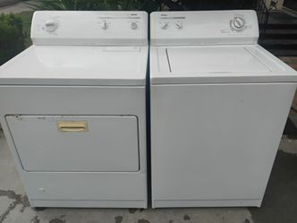 Kenmore washer and gas dryer