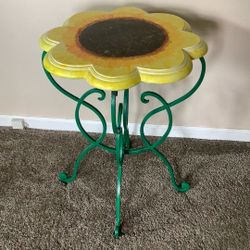 Sunflower Table  ~ Hand painted And Beautiful!
