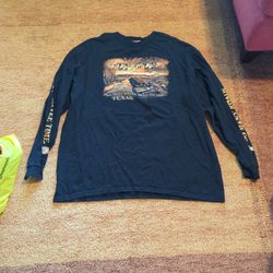 Harley Davidson Long Sleeve Black T-shirt Large