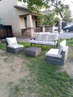 Display model patio furniture set outdoor patio furniture patio outdoor sofa set used as a display ☑️🚎