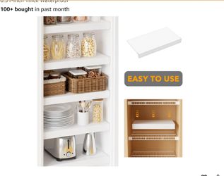 White Waterproof Wire Shelf Covers