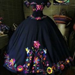 Vestidos Mexicanos Por Pedido XV ańos Bodas Madrinas Cantantes Y Mas