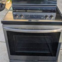 Lg 5 Burner Glass Stove